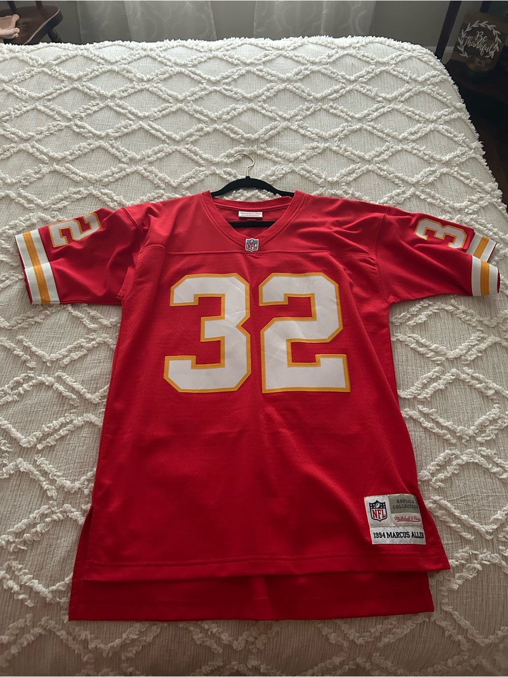 Kansas City Chiefs #32 Marcus Allen Football Jersey